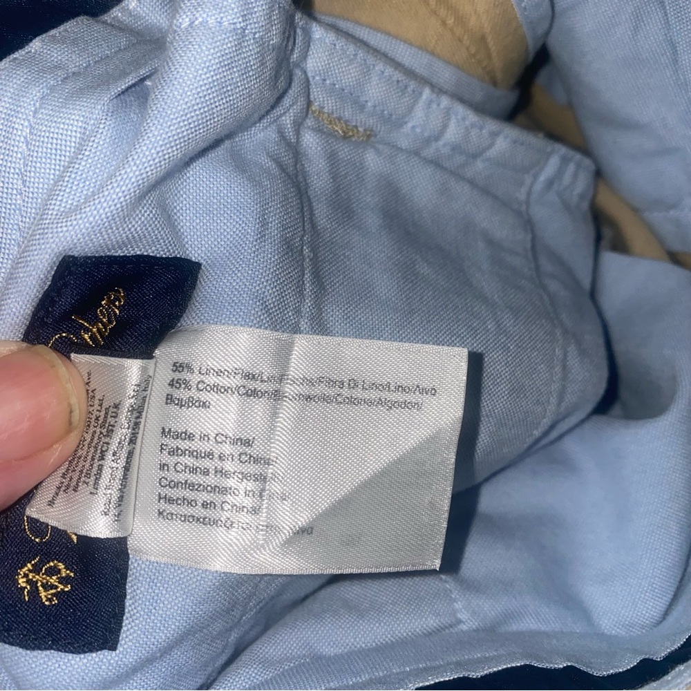 Brooks Brothers Hudson Trousers, Linen/Cotton, 35x30 - Picture 7 of 7